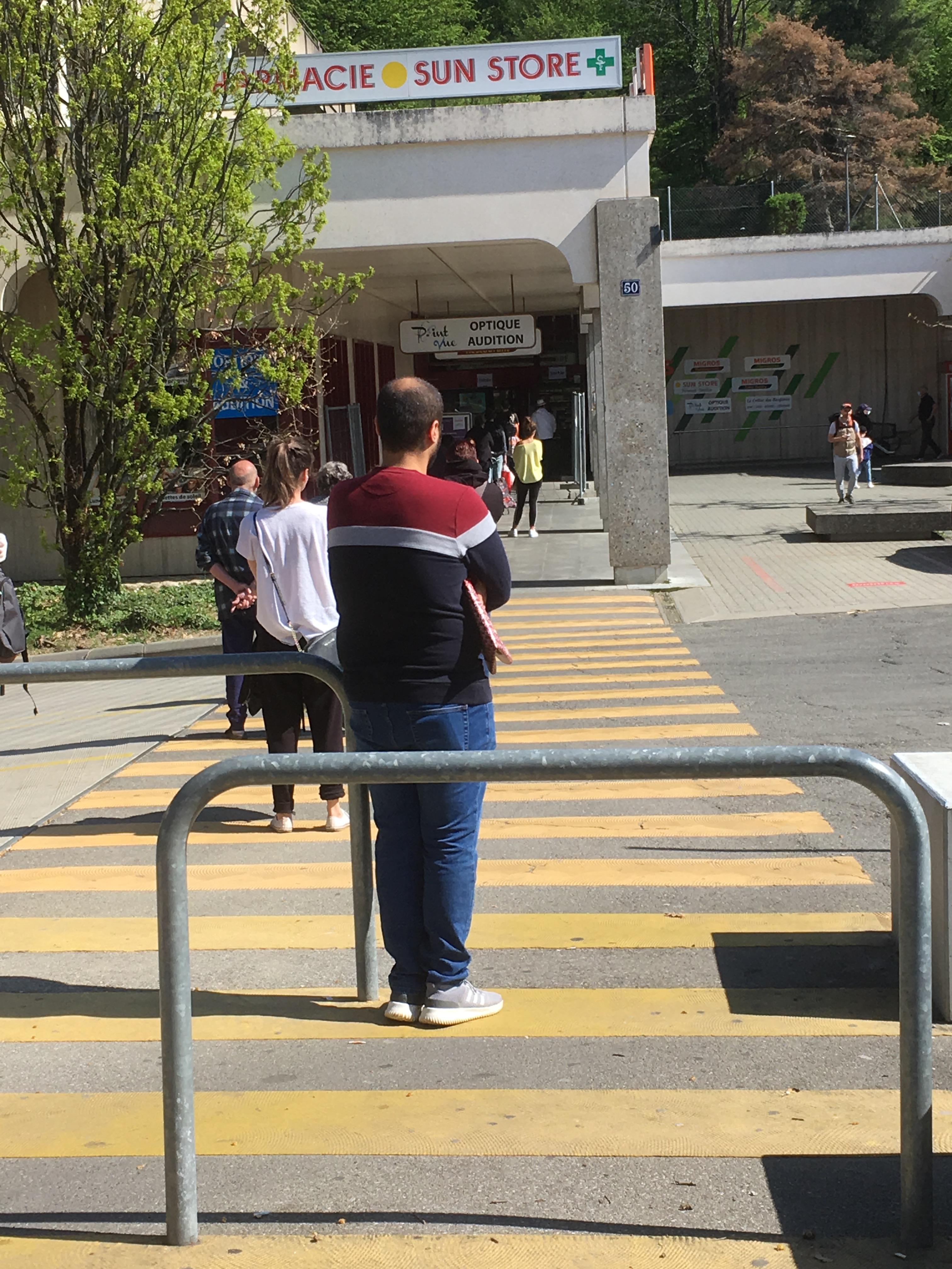 Lausanne, Migros des Bergières, 11.04.2020