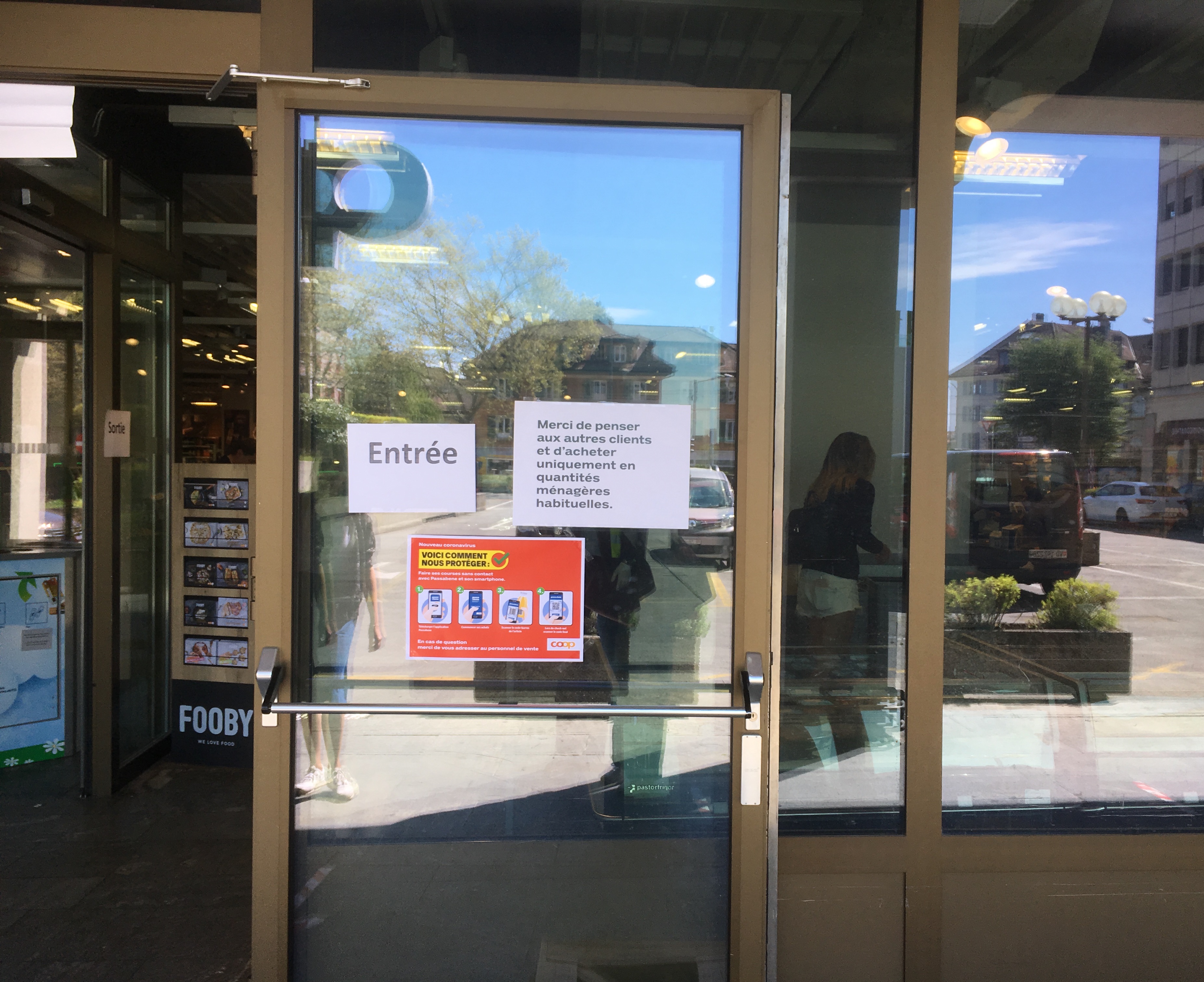Lausanne, Coop des Bergières, 18.04.2020