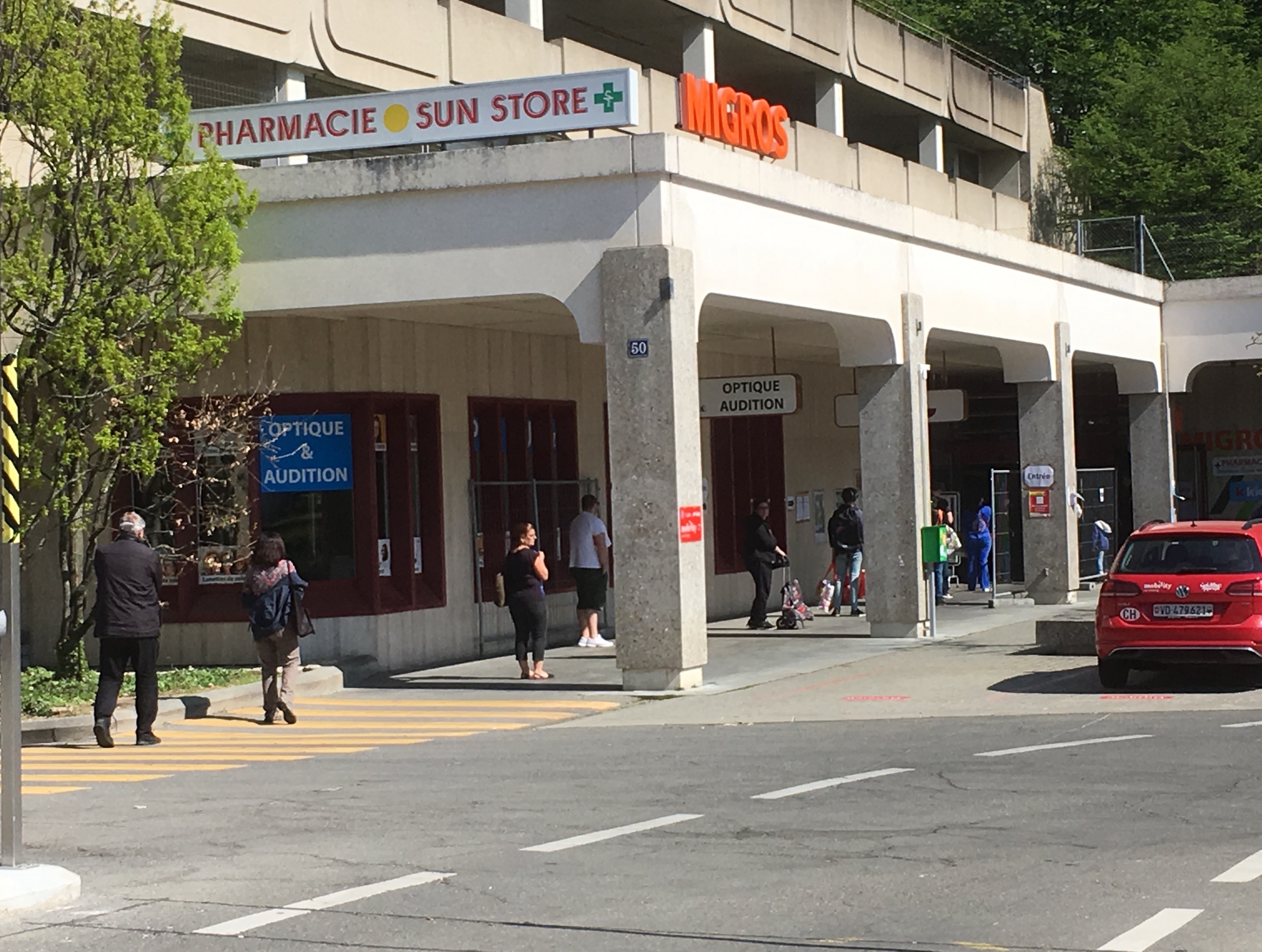Lausanne, Migros des Bergières, 11.04.2020